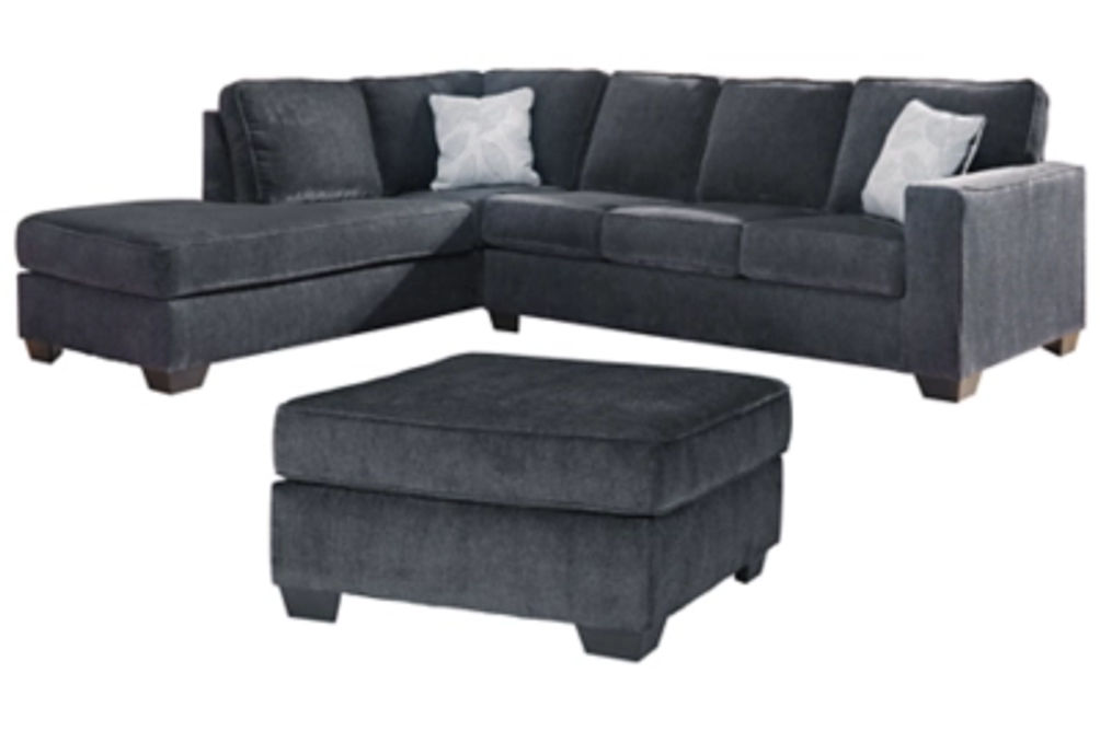 Signature Design by Ashley Altari 2-Piece Sectional and Ottoman