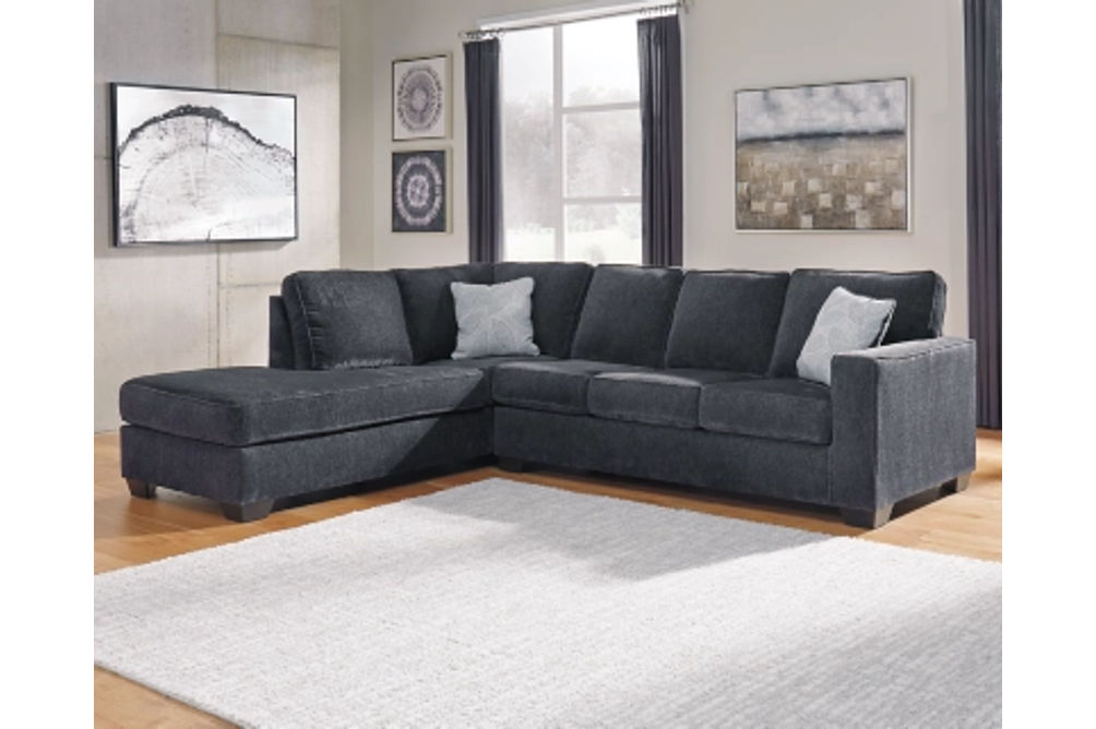 Signature Design by Ashley Altari 2-Piece Sectional and Ottoman