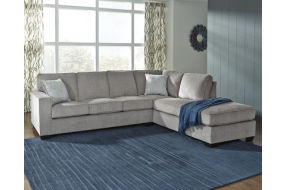 Signature Design by Ashley Altari 2-Piece Sectional with Chaise-Alloy