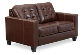 Signature Design by Ashley Altonbury Sofa and Loveseat-Walnut