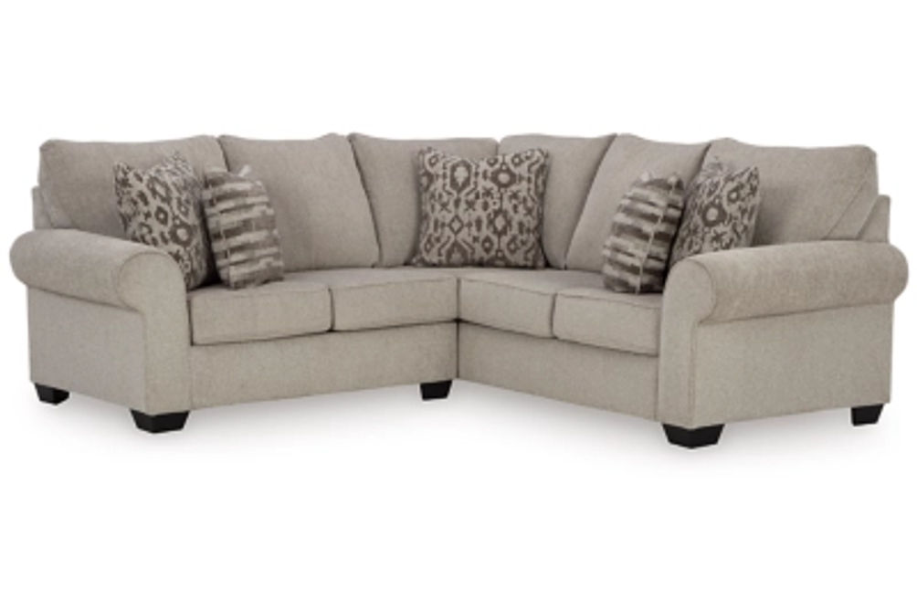 Signature Design by Ashley Claireah 2-Piece Sectional-Umber