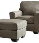 Benchcraft Calicho Chair and Ottoman-Cashmere