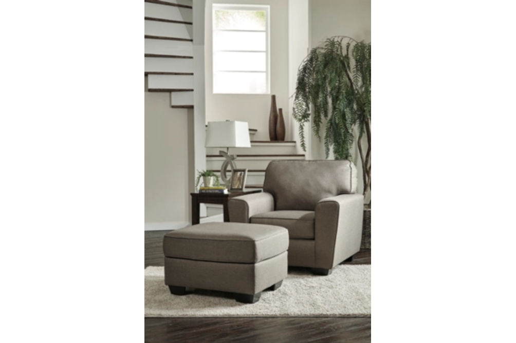 Benchcraft Calicho Chair and Ottoman-Cashmere
