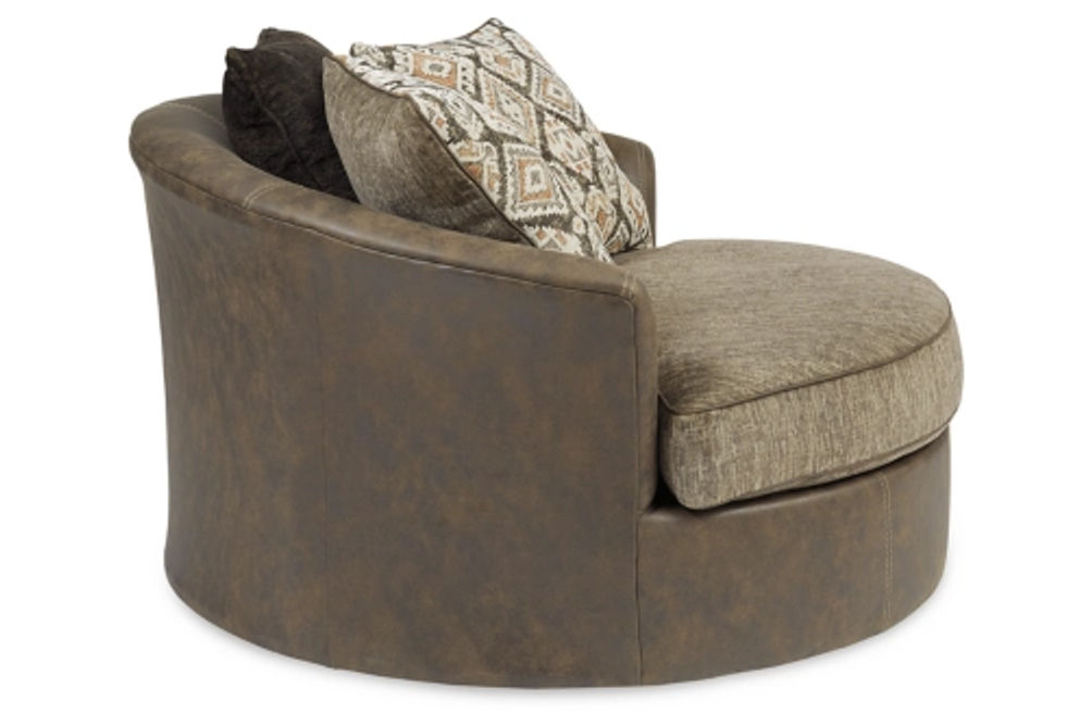 Benchcraft Abalone Oversized Chair-Chocolate