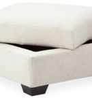 Ashley Cambri 2 Oversized Swivel Chairs and Ottoman-Snow