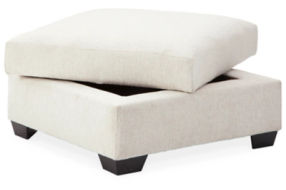 Ashley Cambri 2 Oversized Swivel Chairs and Ottoman-Snow