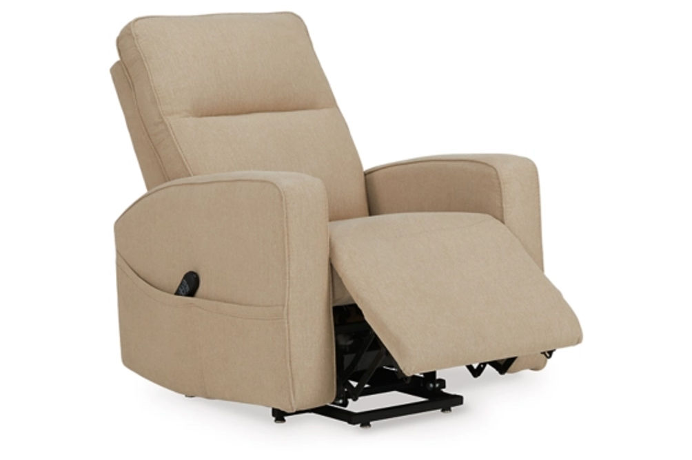 Signature Design by Ashley Starganza Power Lift Recliner-Taupe