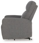 Signature Design by Ashley Starganza Power Lift Recliner-Gray