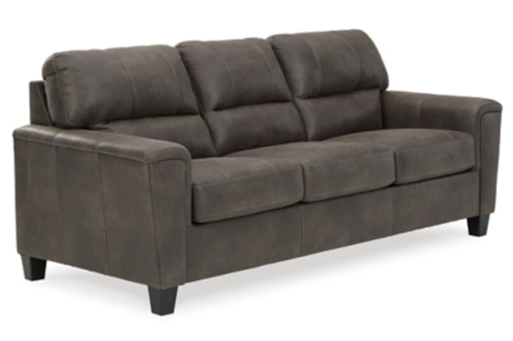 Signature Design by Ashley Navi Sofa, Loveseat and Recliner-Smoke