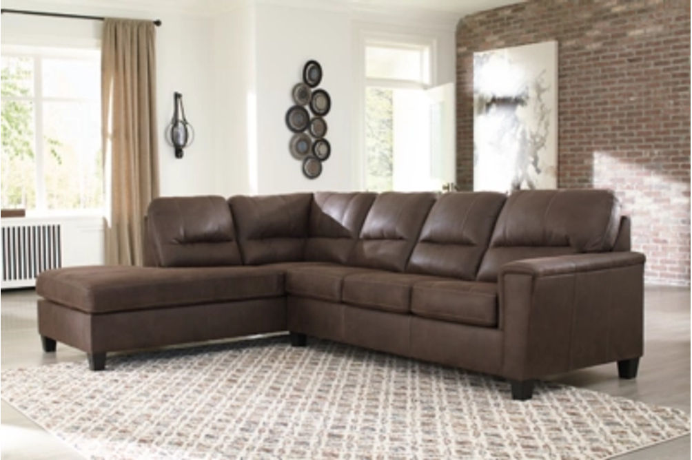 Signature Design by Ashley Navi 2-Piece Sleeper Sectional with Chaise