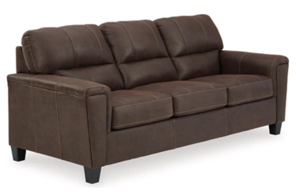 Signature Design by Ashley Navi Sofa, Loveseat and Recliner-Chestnut