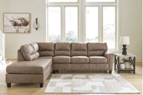 Signature Design by Ashley Navi 2-Piece Sectional Sofa Chaise-Fossil