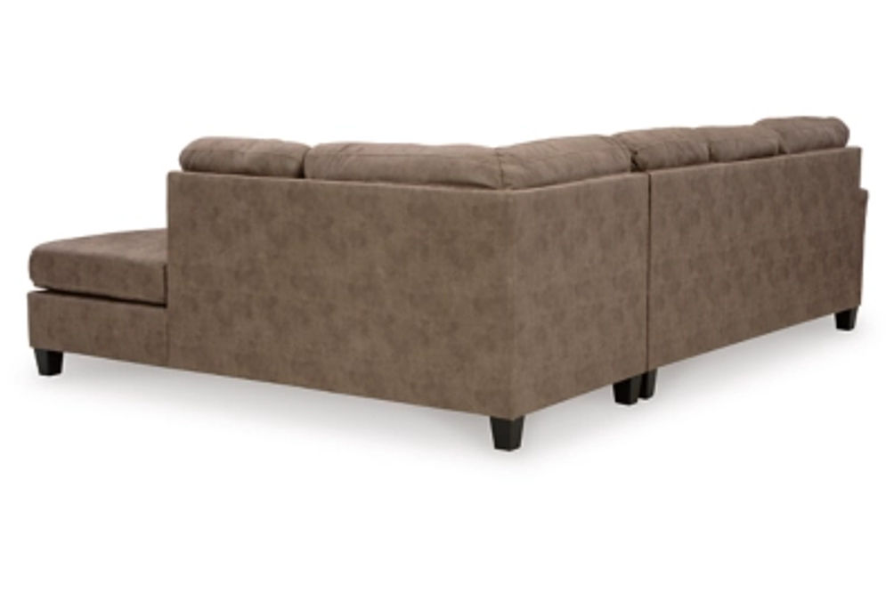 Signature Design by Ashley Navi 2-Piece Sectional Sofa Chaise-Fossil