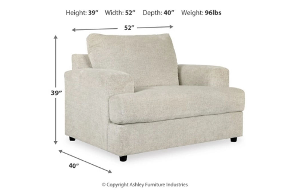 Signature Design by Ashley Soletren Sofa, Loveseat and Oversized Chair-Stone