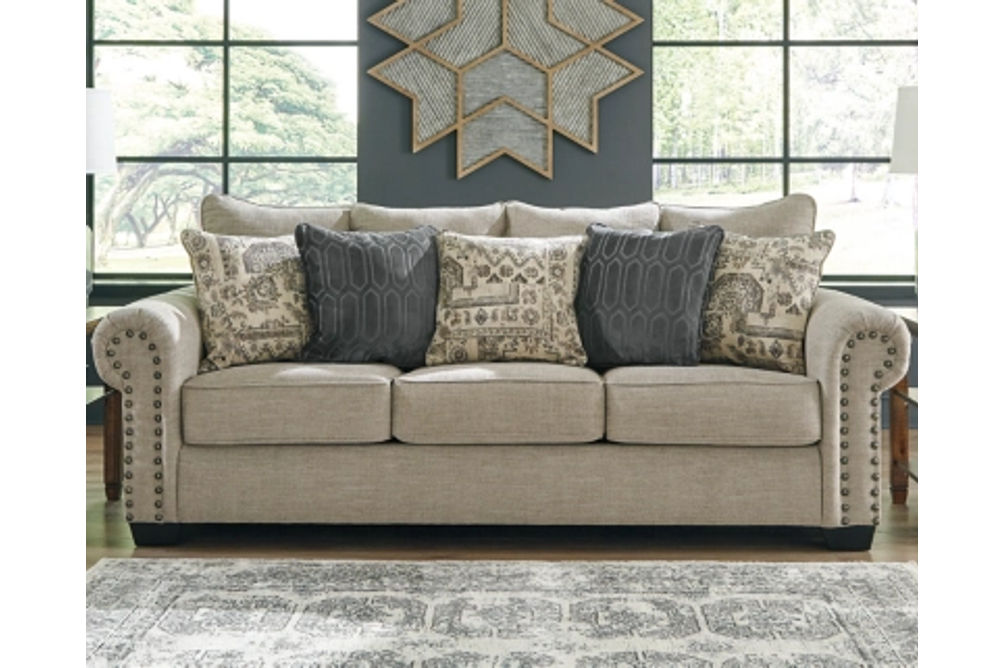 Signature Design by Ashley Zarina Sofa and Chair-Jute