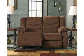 Signature Design by Ashley Tulen Reclining Loveseat and Recliner-Chocolate