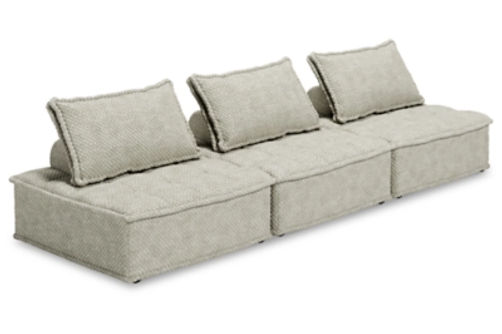 Signature Design by Ashley Bales 3-Piece Modular Seating-Taupe