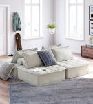 Signature Design by Ashley Bales 4-Piece Modular Seating-Taupe