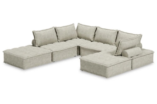 Signature Design by Ashley Bales 6-Piece Modular Seating-Taupe