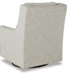 Signature Design by Ashley Kambria Swivel Glider Accent Chair-Fog