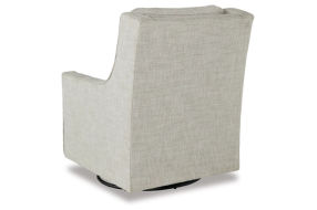 Signature Design by Ashley Kambria Swivel Glider Accent Chair-Fog