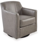 Signature Design by Ashley Bradney Swivel Accent Chair-Fossil