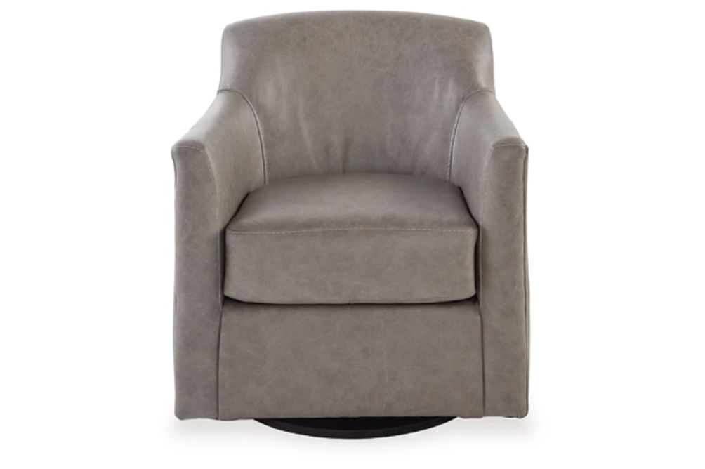 Signature Design by Ashley Bradney Swivel Accent Chair-Fossil