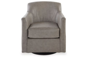 Signature Design by Ashley Bradney Swivel Accent Chair-Fossil