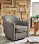 Signature Design by Ashley Bradney Swivel Accent Chair-Fossil