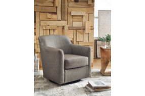 Signature Design by Ashley Bradney Swivel Accent Chair-Fossil