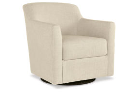 Signature Design by Ashley Bradney Swivel Accent Chair-Linen