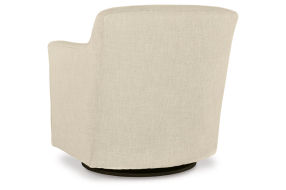 Signature Design by Ashley Bradney Swivel Accent Chair-Linen