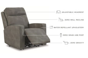 Signature Design by Ashley Next-Gen Durapella Power Recliner-Slate