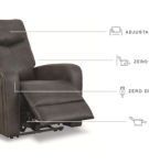 Signature Design by Ashley Ryversans Power Recliner-Quarry