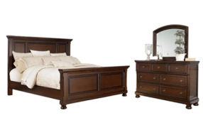 Millennium by Ashley Porter Queen Panel Bed, Dresser and Mirror-