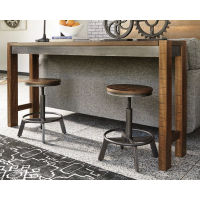 Signature Design by Ashley Torjin Counter Height Dining Table and 2 Barstools-