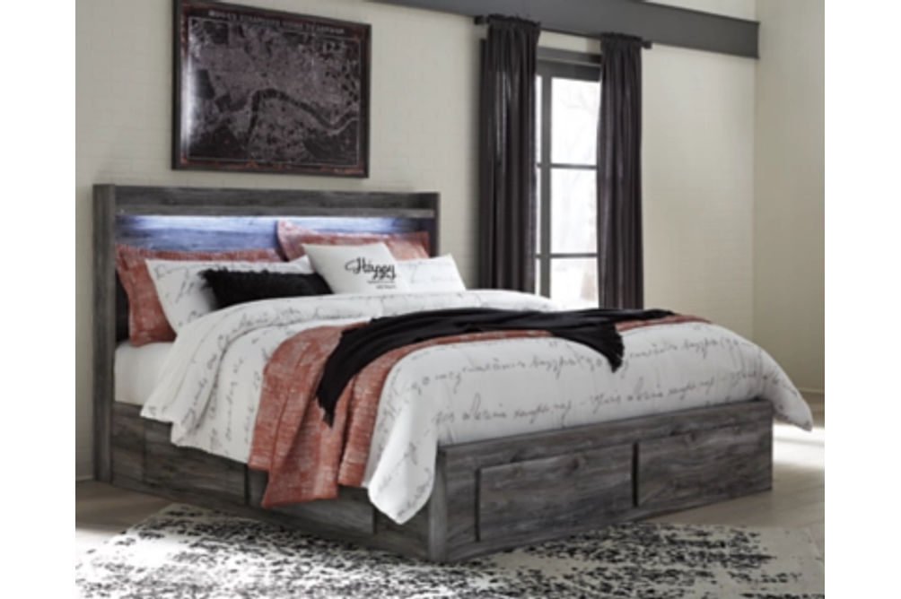 Signature Design by Ashley Baystorm King Panel Bed with 4 Storage Drawers