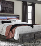 Signature Design by Ashley Baystorm King Panel Bed with 4 Storage Drawers