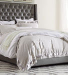 Signature Design by Ashley Coralayne King Upholstered Bed-Gray