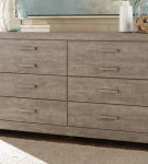 Culverbach Full Panel Bed, Dresser, Chest and Nightstand-Gray