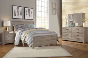 Signature Design by Ashley Culverbach Queen Panel Bed, Dresser and Mirror