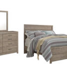 Signature Design by Ashley Culverbach Queen Panel Bed, Dresser and Mirror