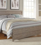 Culverbach King Panel Bed, Dresser, Mirror, Chest and Nightstand-Gray