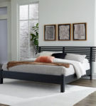 Signature Design by Ashley Danziar King Slat Panel Bed-Black