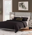 Signature Design by Ashley Vessalli Queen Panel Bed with Extensions-Gray