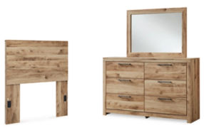 Signature Design by Ashley Hyanna Twin Panel Headboard, Dresser and Mirror