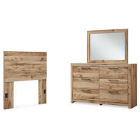 Signature Design by Ashley Hyanna Twin Panel Headboard, Dresser and Mirror