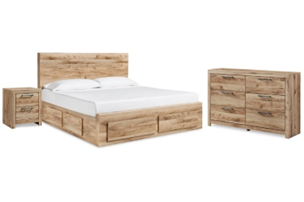 Signature Design by Ashley Hyanna Queen Storage Bed, Dresser and Nightstand