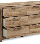 Signature Design by Ashley Hyanna Queen Panel Bed, Dresser, and Nightstand