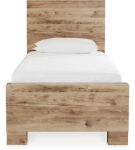 Signature Design by Ashley Hyanna Twin Panel Bed with 2 Side Storage, Dresser